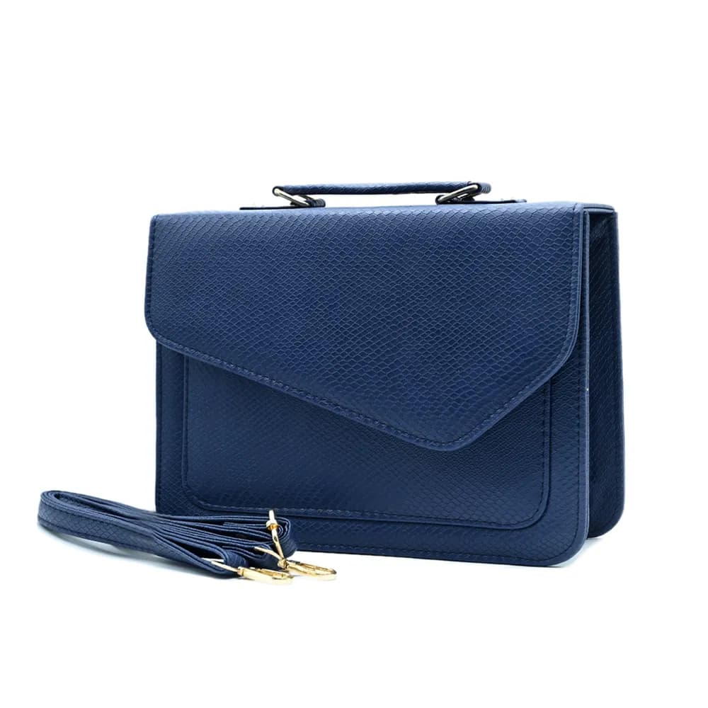 Reglan Crossbody Bag - Navy Blue, view 3