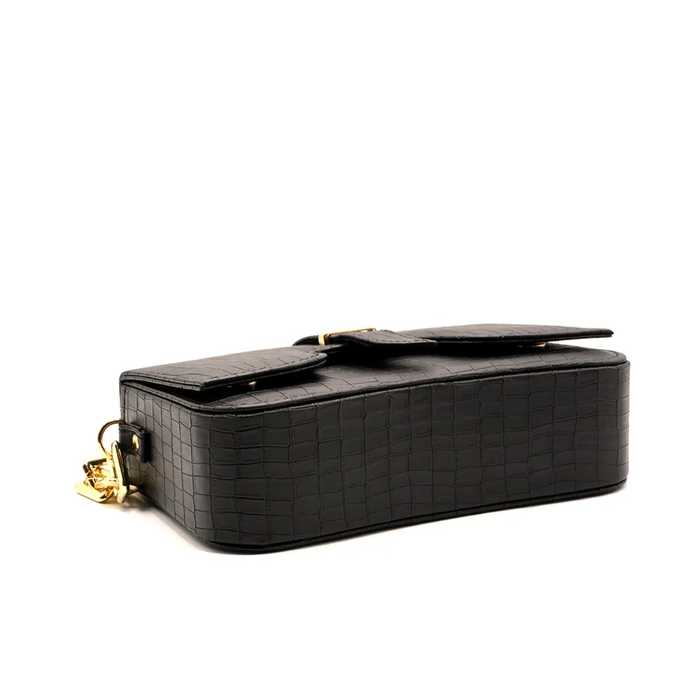 Sling Crossbody Bag - Black, view 4