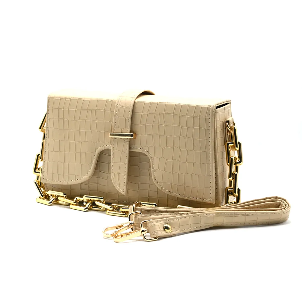 Sling Crossbody Bag - Light Grey, view 3