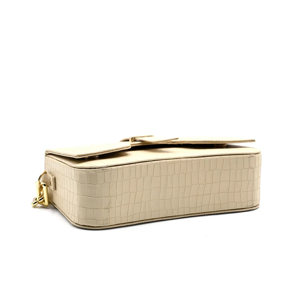 Sling Crossbody Bag - Light Grey, view 4