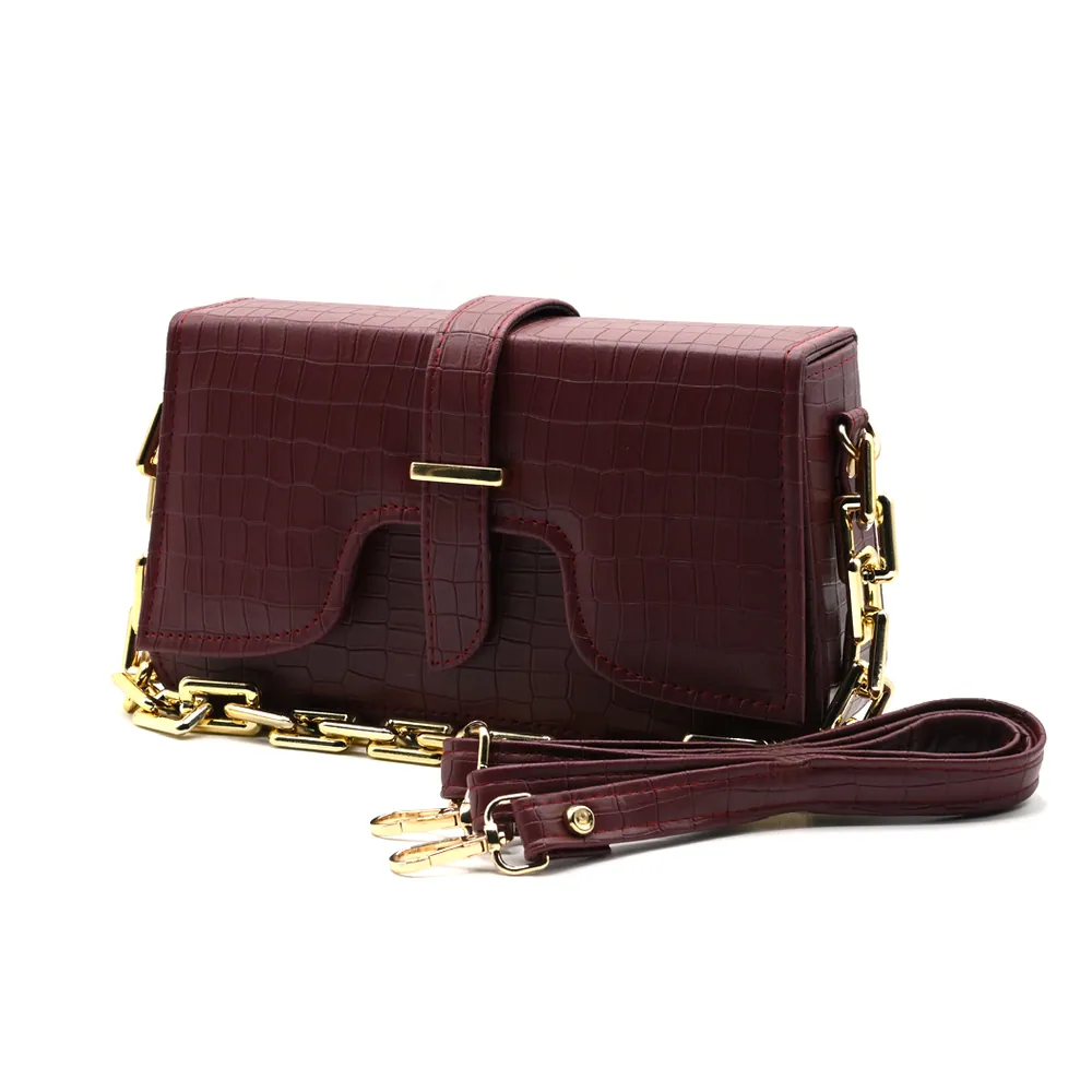 Sling Crossbody Bag - Mehroon, view 3