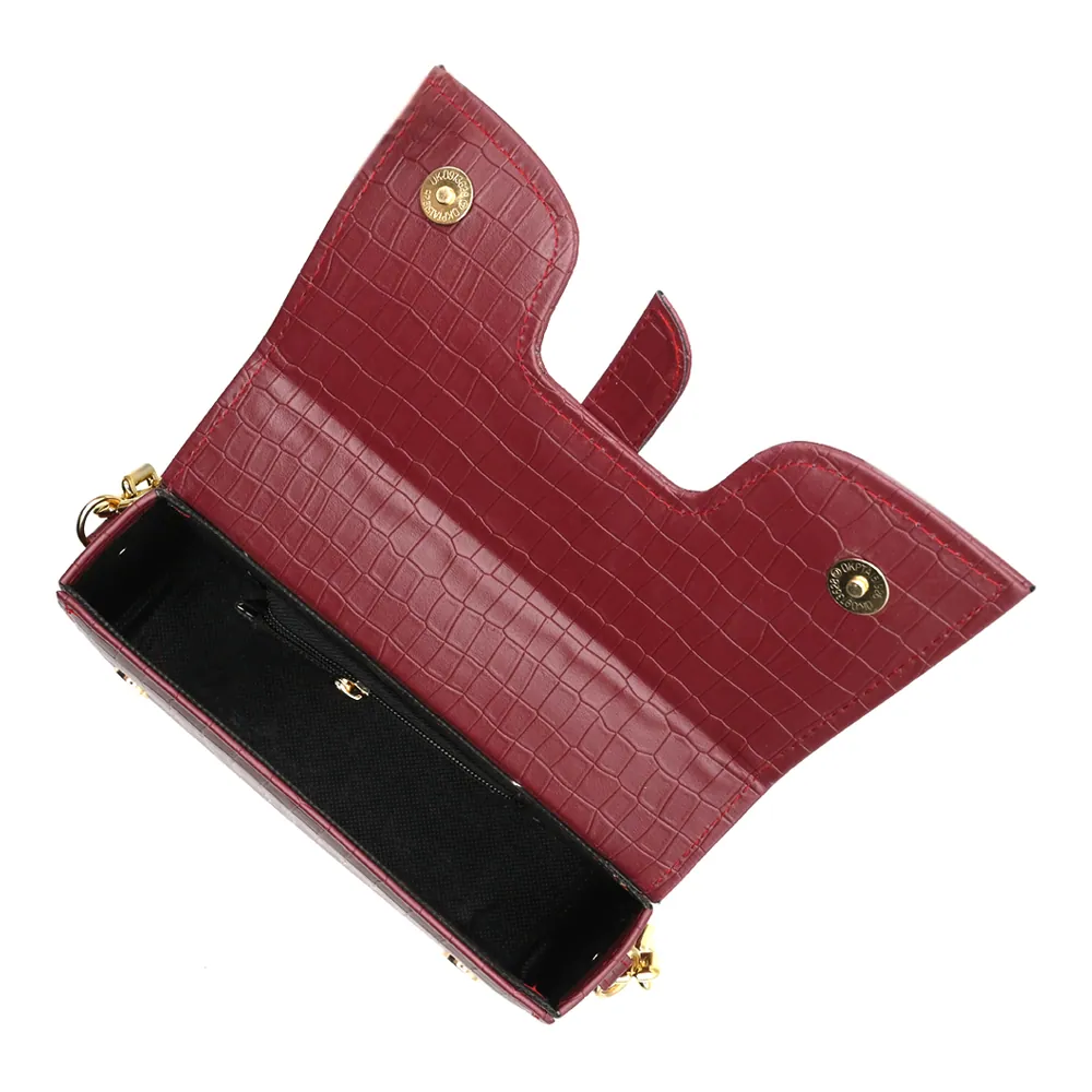 Sling Crossbody Bag - Mehroon, view 5