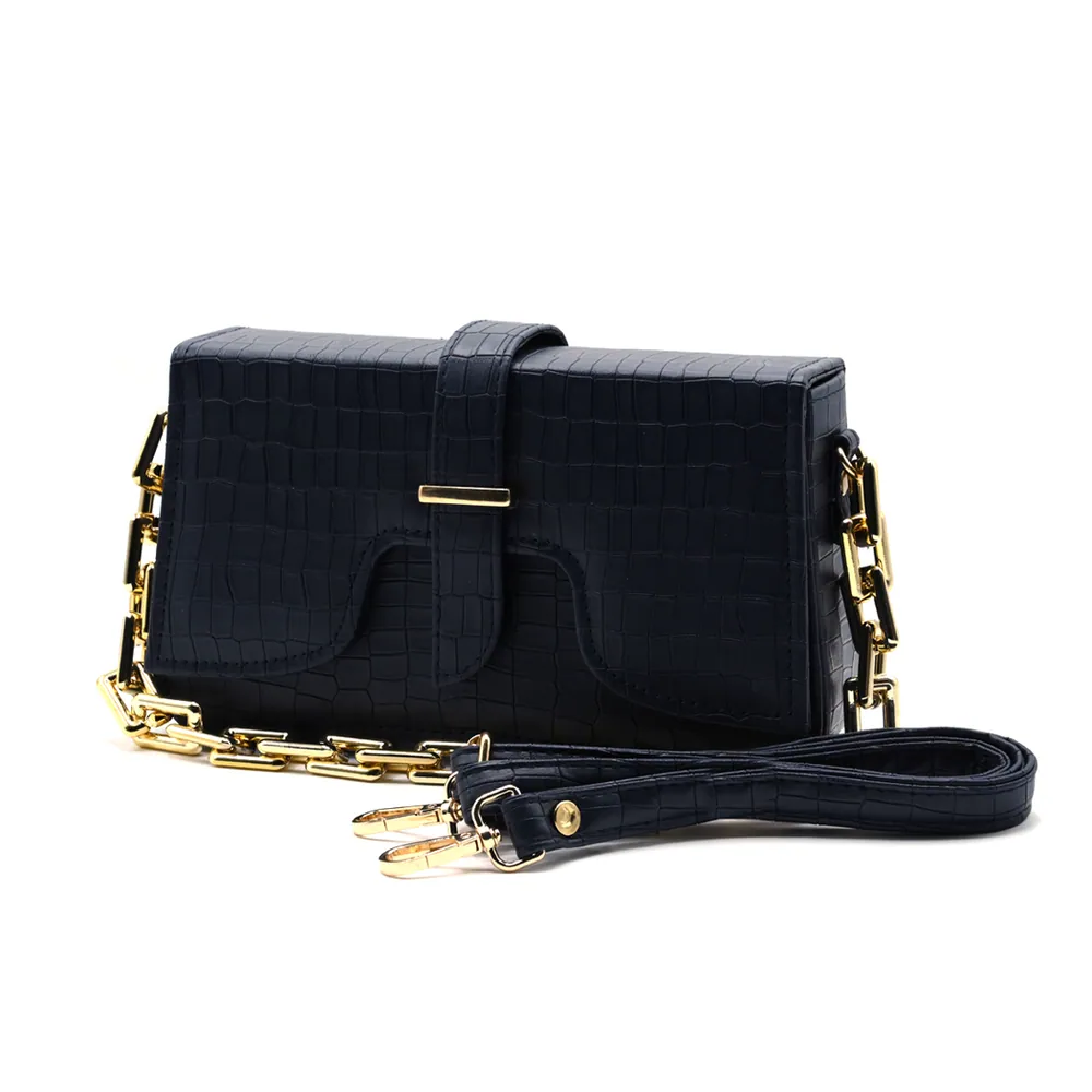 Sling Crossbody Bag - Navy Blue, view 3