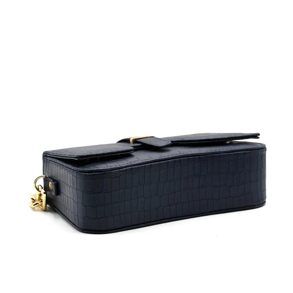 Sling Crossbody Bag - Navy Blue, view 4