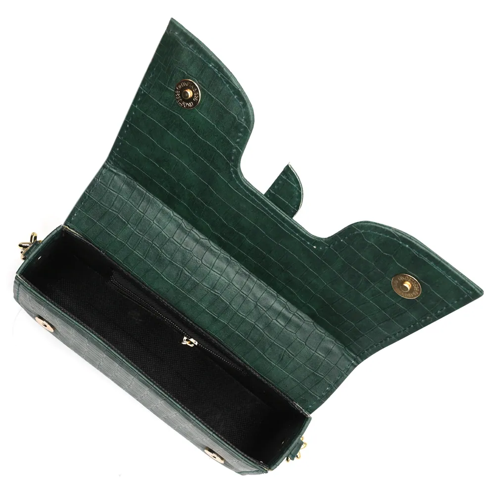 sling Crossbody Bag - Olive Green, view 5