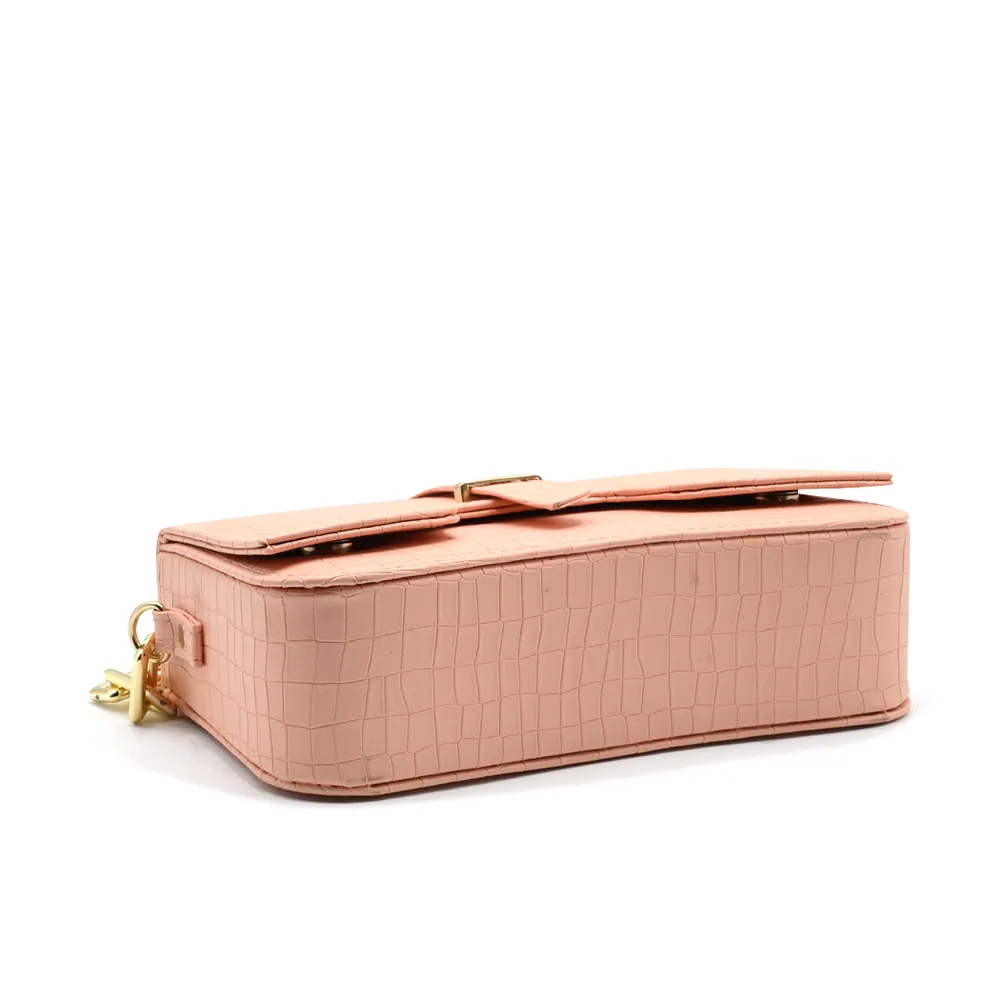 Sling Crossbody Bag - Peach, view 4