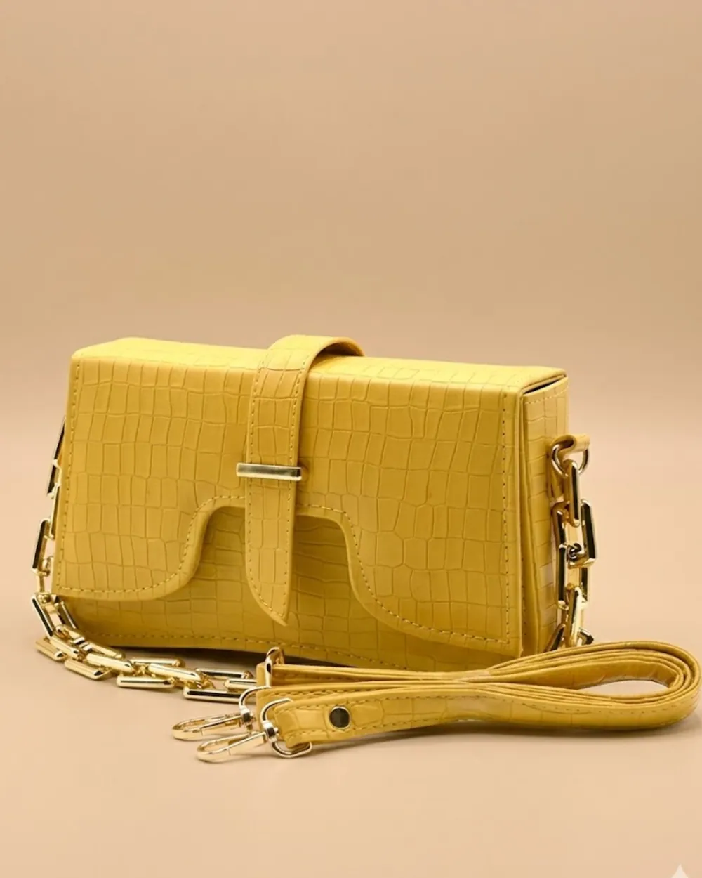 Sling Crossbody Bag - Yellow, view 1