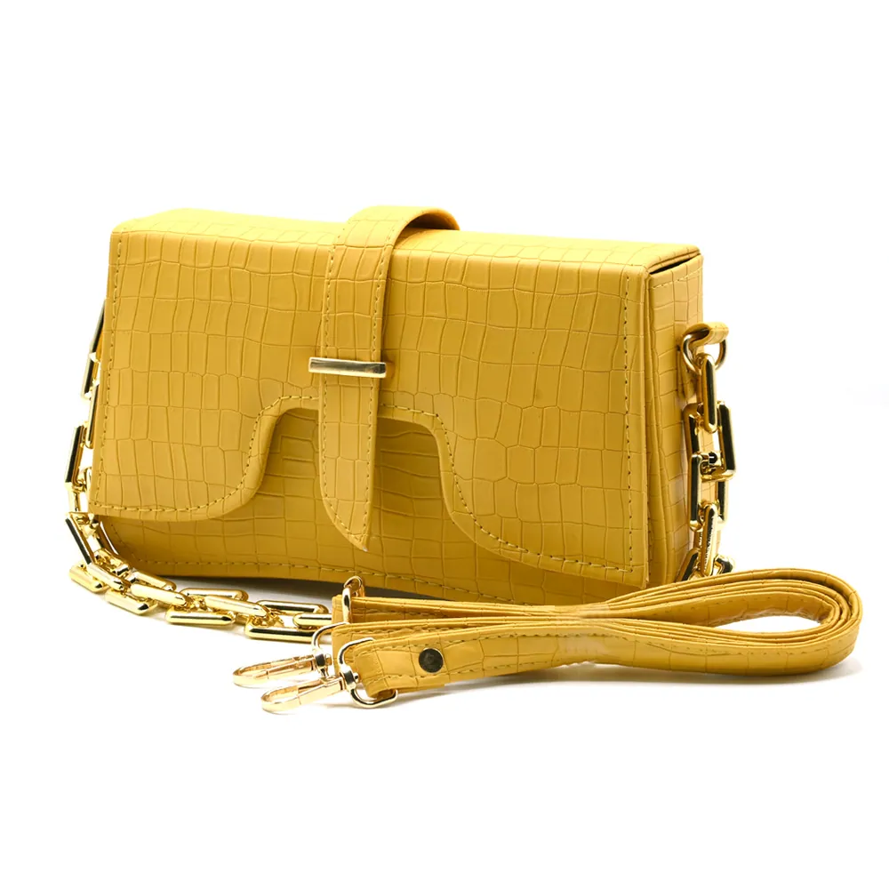 Sling Crossbody Bag - Yellow, view 3