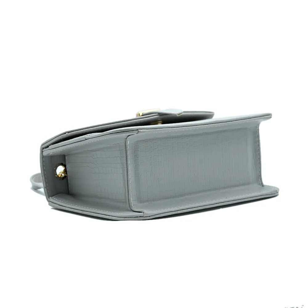 Stylisha crossbody chain bag - Grey, view 4