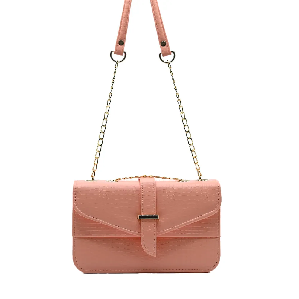 Stylisha crossbody chain bag - Peach, view 2