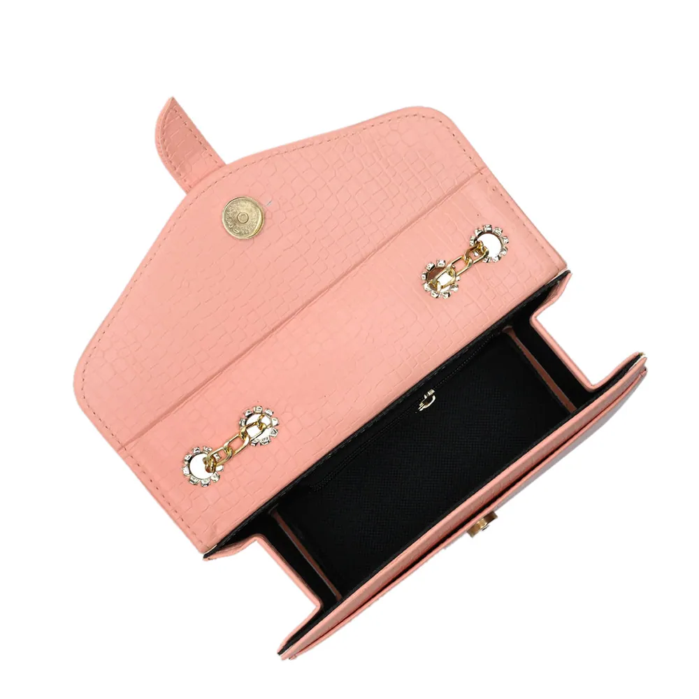 Stylisha crossbody chain bag - Peach, view 5