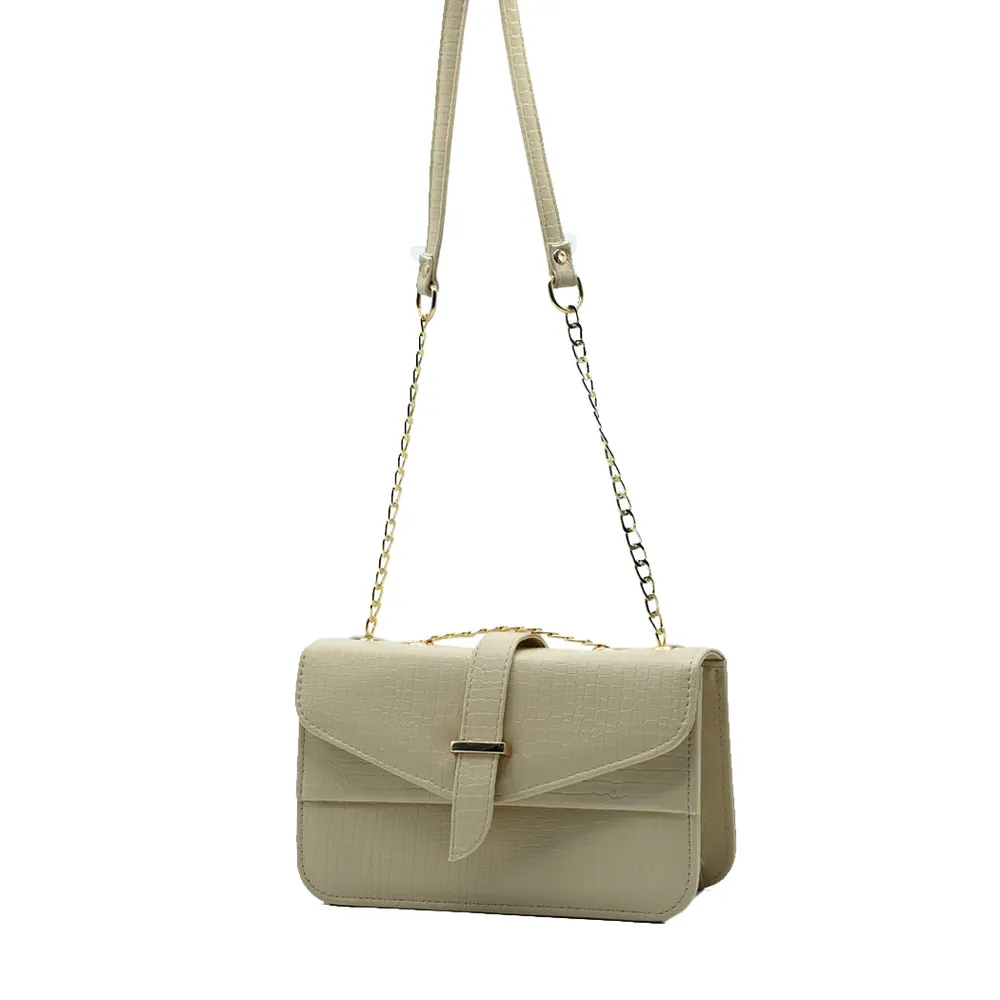 Stylisha Crossbody chain Bag - Skin Beige, view 3