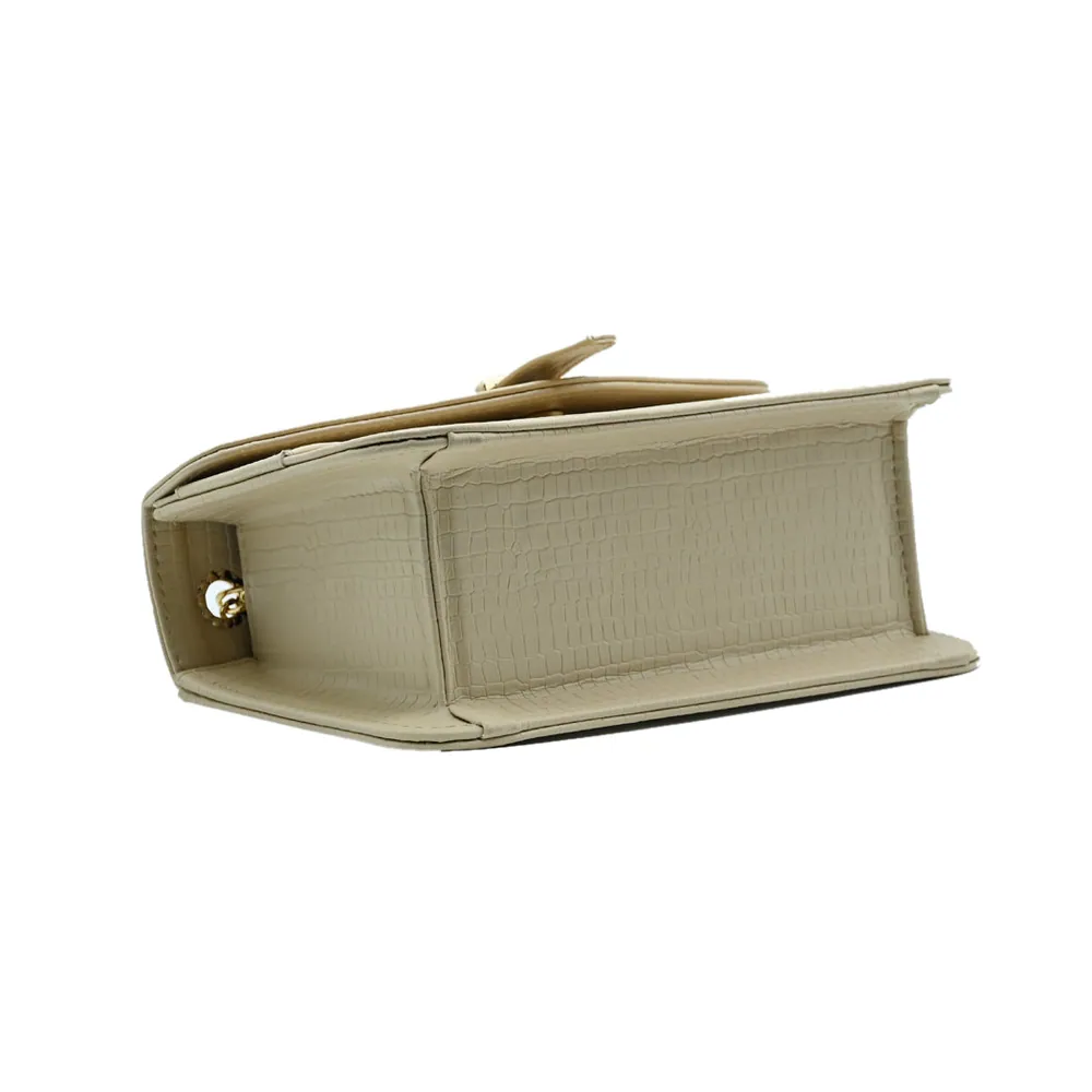 Stylisha Crossbody chain Bag - Skin Beige, view 4