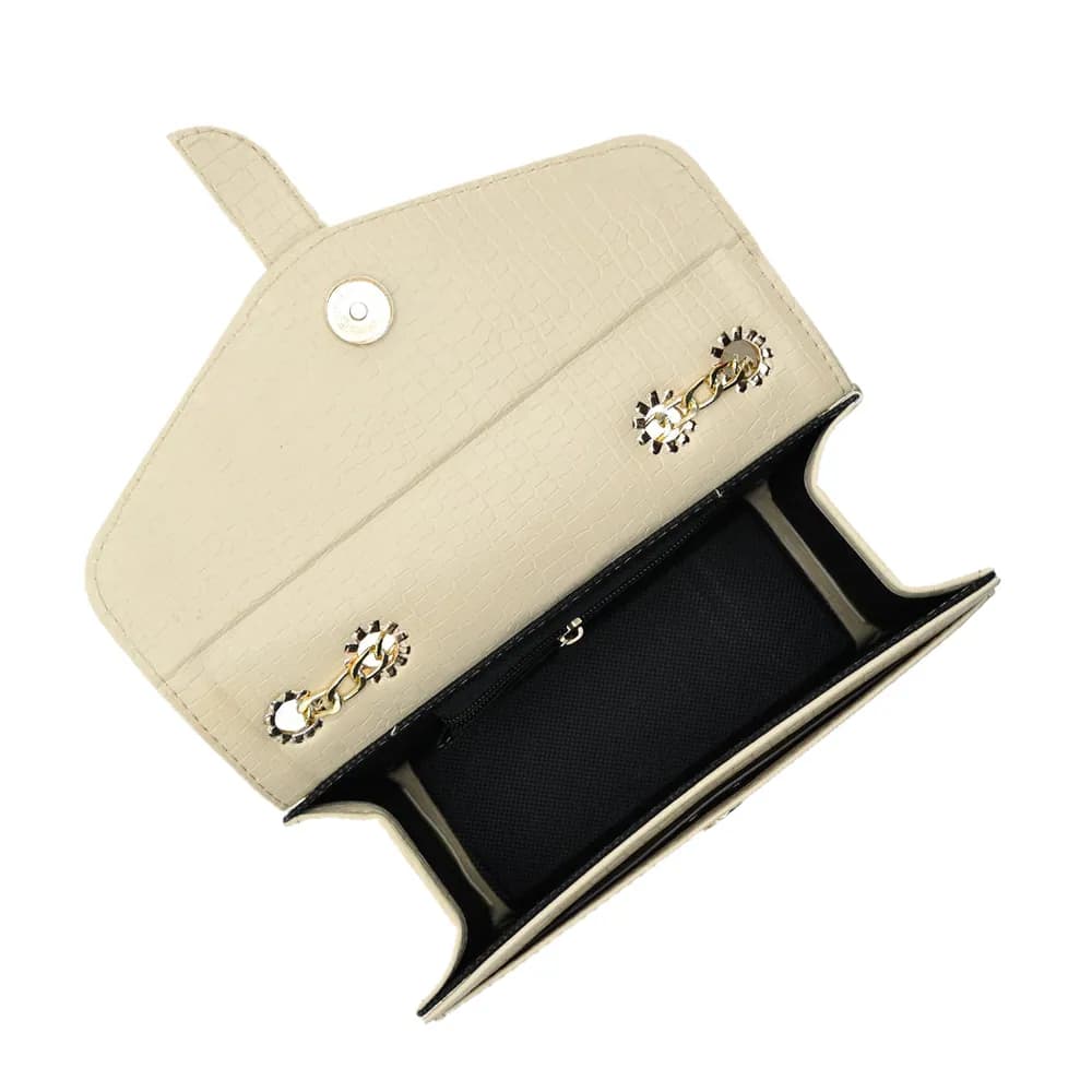 Stylisha Crossbody chain Bag - Skin Beige, view 5