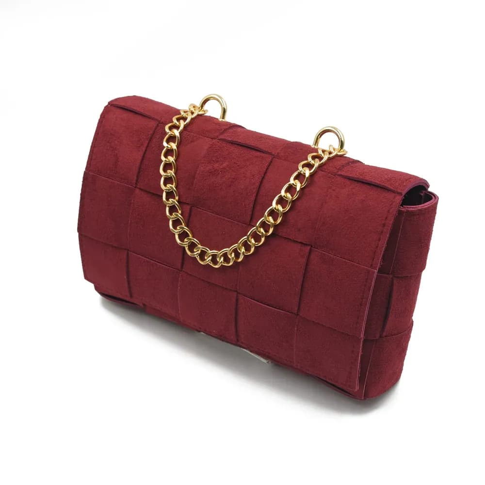 Verita Crossbody Bag - Maroon, view 3