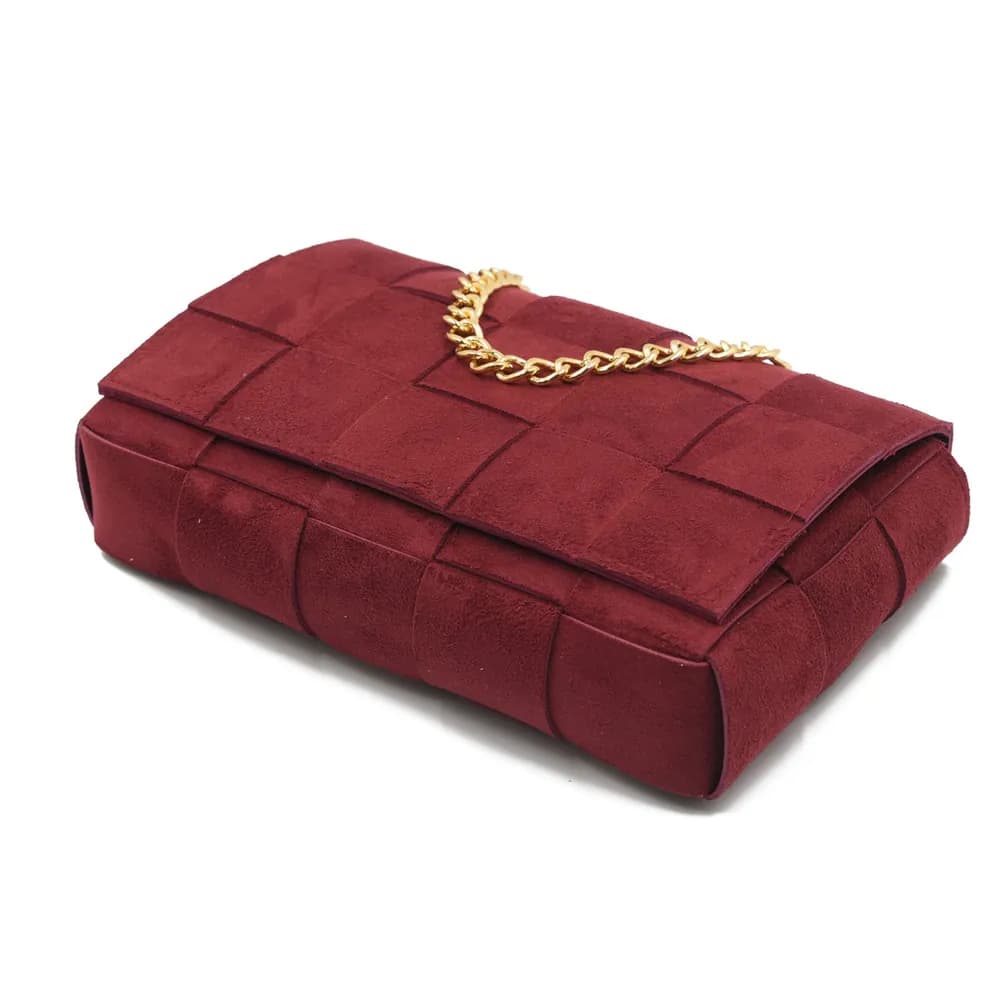 Verita Crossbody Bag - Maroon, view 5
