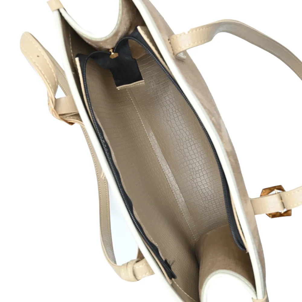 Aprik - Hand Bag - Beige, view 5