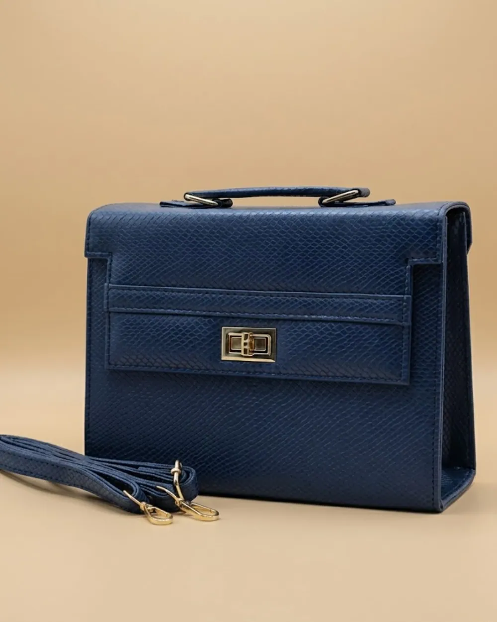 Claire Handbag For Women - Navy Blue, view 1