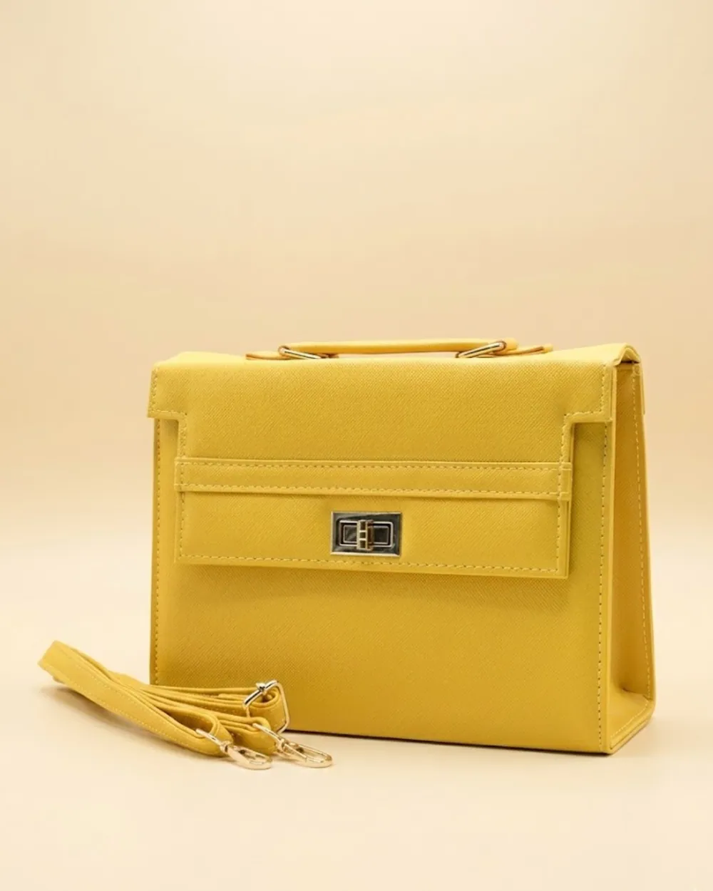 Claire Handbag For Women - Yellow, view 1