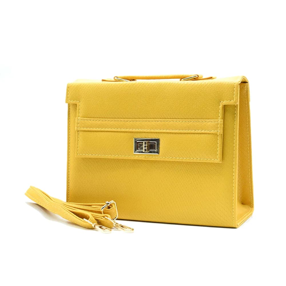Claire Handbag For Women - Yellow, view 3