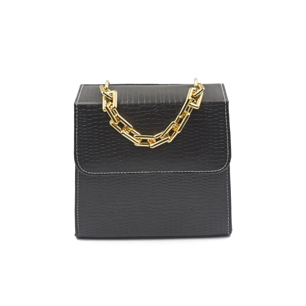 Clasique Handbag - Black, view 2