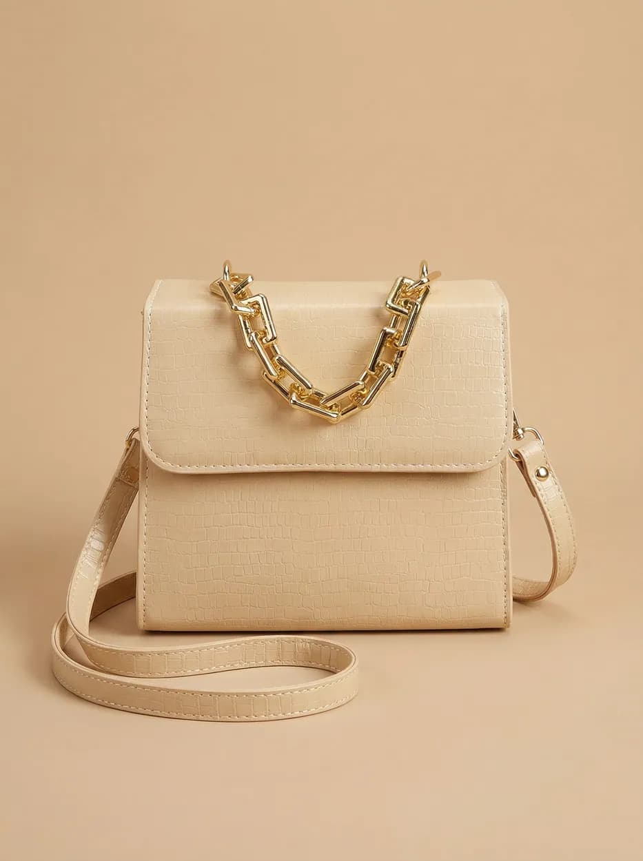 Clasique Handbag - Skin Beige, view 1