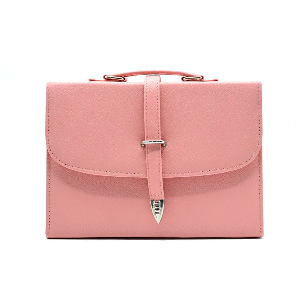 Classic Square Top Handle Bag - Pink, view 2