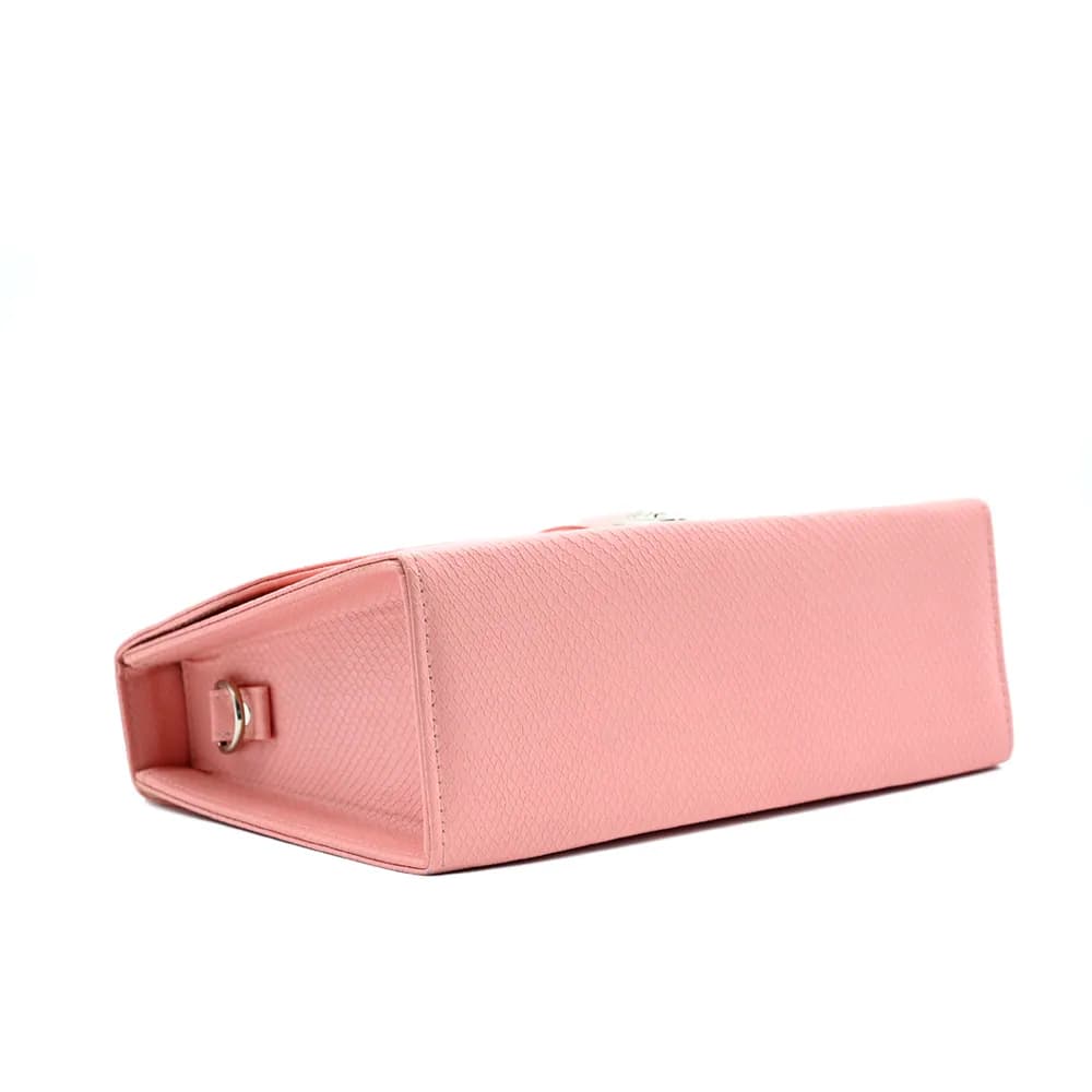 Classic Square Top Handle Bag - Pink, view 4