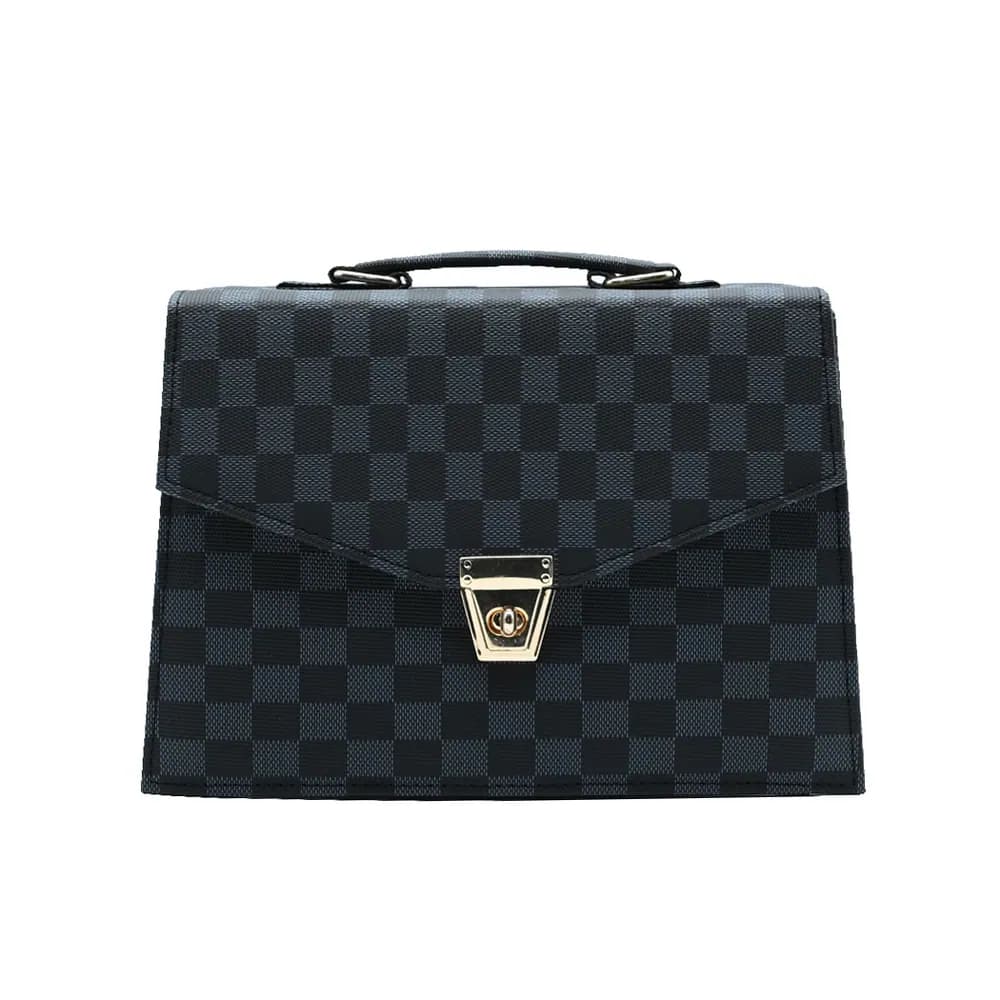 Classic Square Tote – Black, view 2