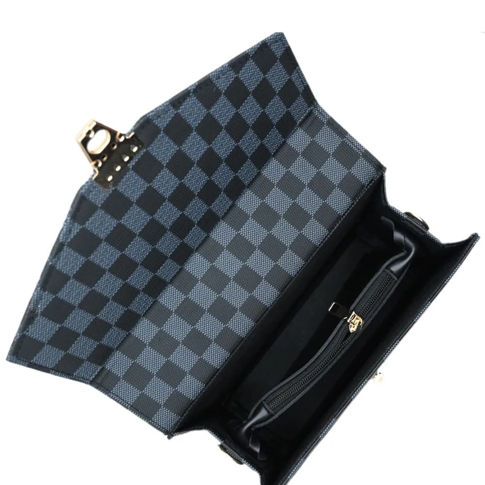 Classic Square Tote – Black, view 4