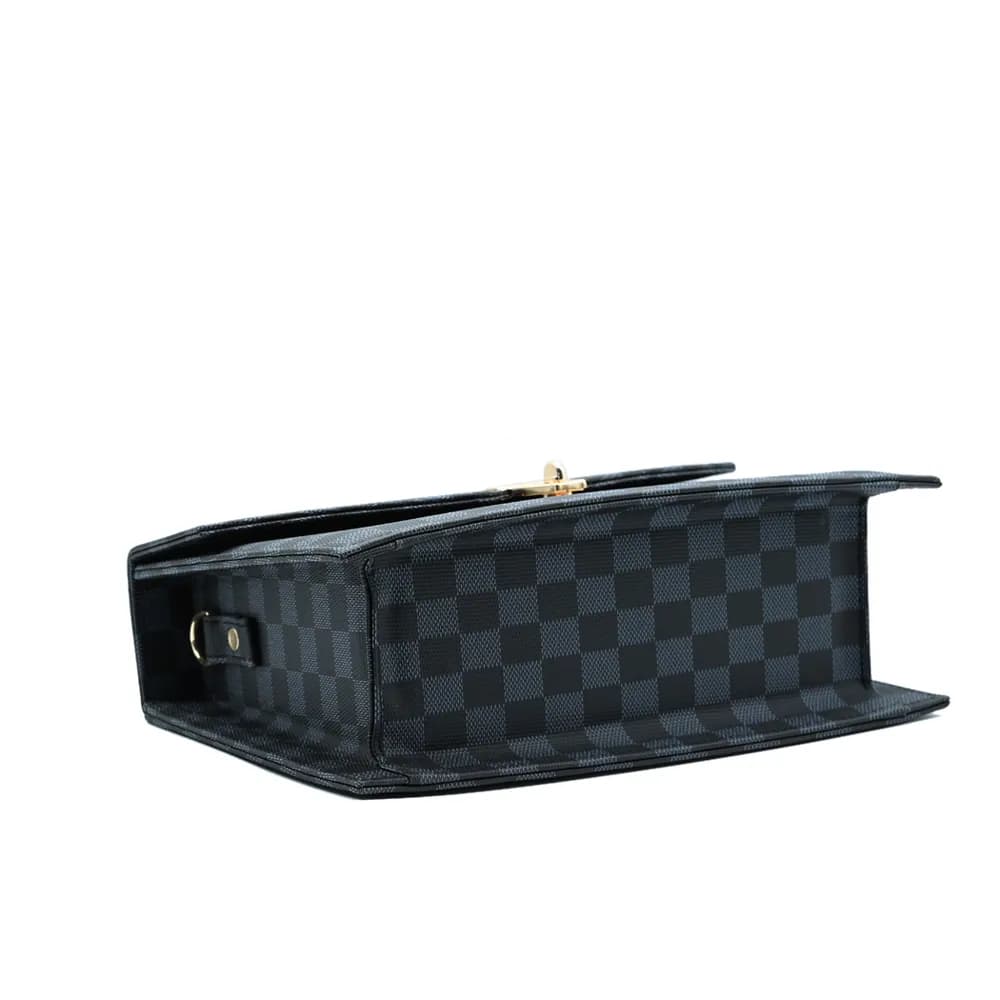 Classic Square Tote – Black, view 5