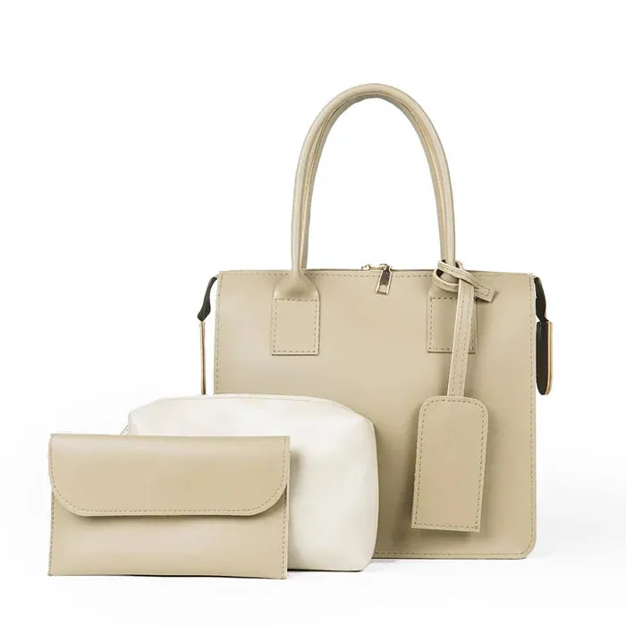 Clever set of 3 Bag Beige, view 2