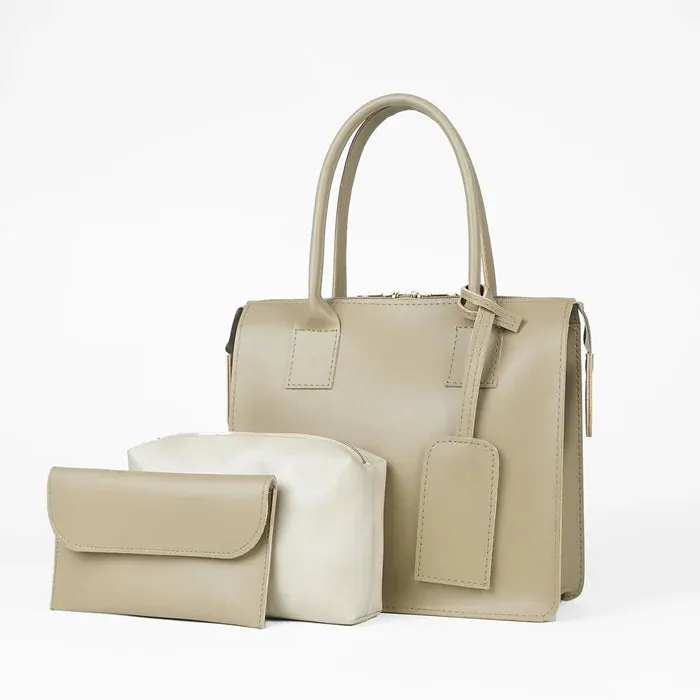 Clever set of 3 Bag Beige, view 3