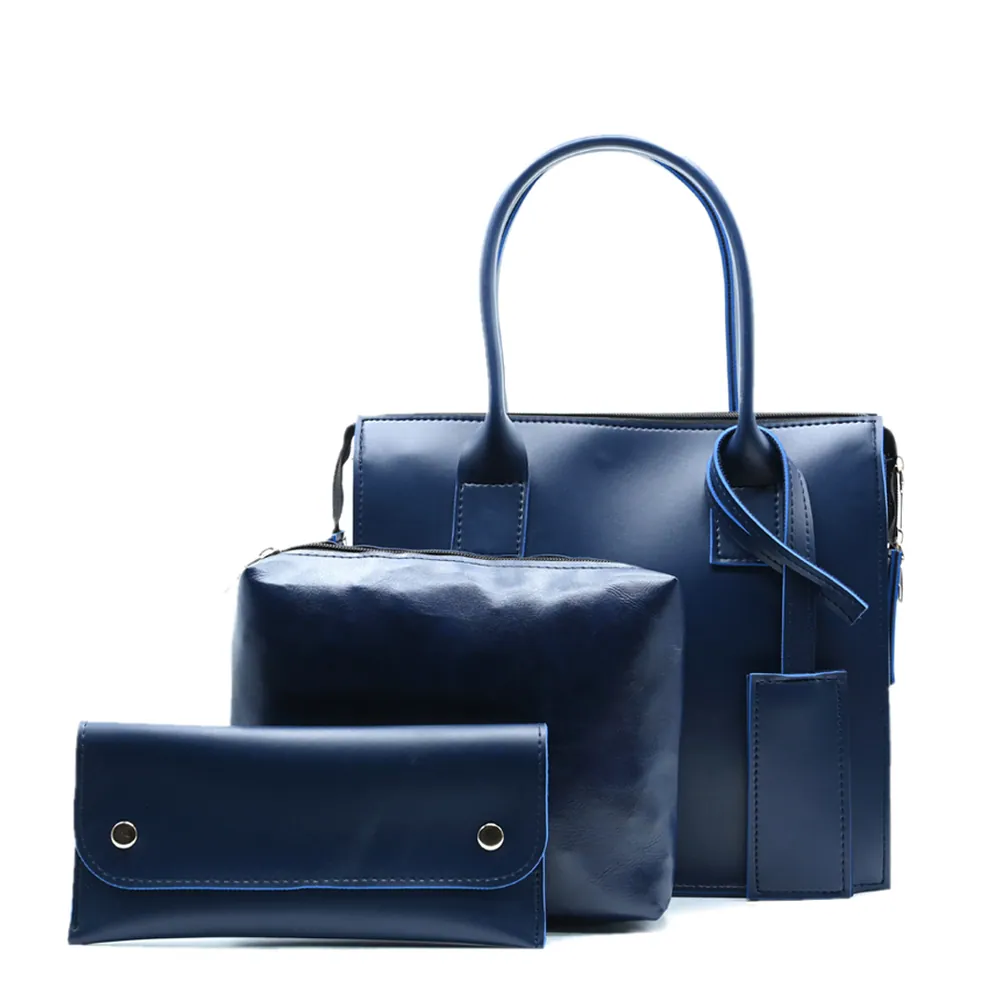 Clever set of 3 Bag Navy Blue, view 2