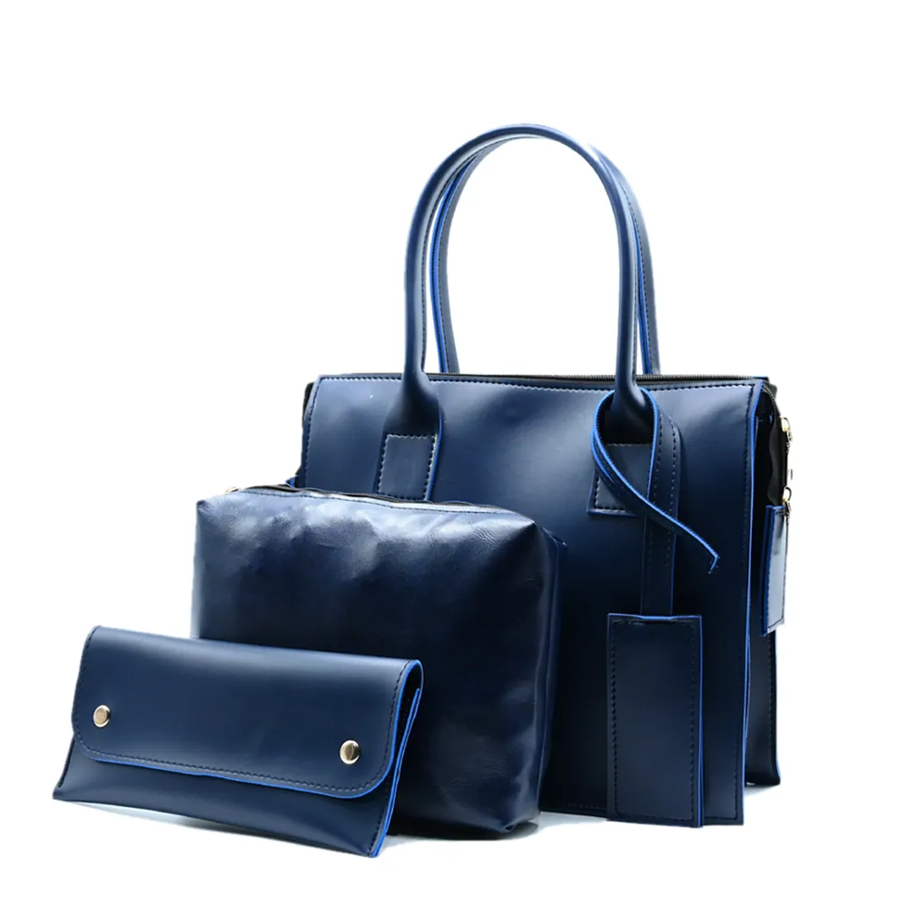 Clever set of 3 Bag Navy Blue, view 3