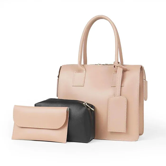 Clever set of 3 Bag peach, view 2