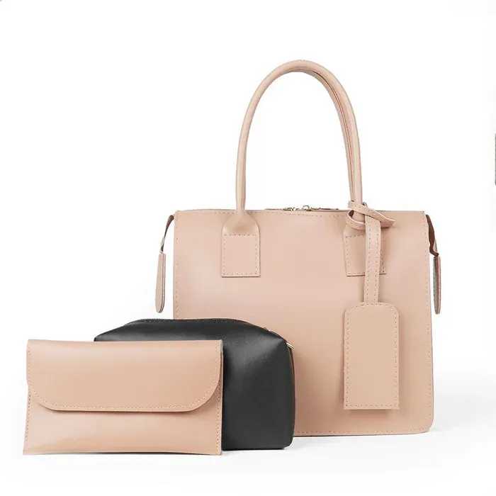 Clever set of 3 Bag peach, view 3
