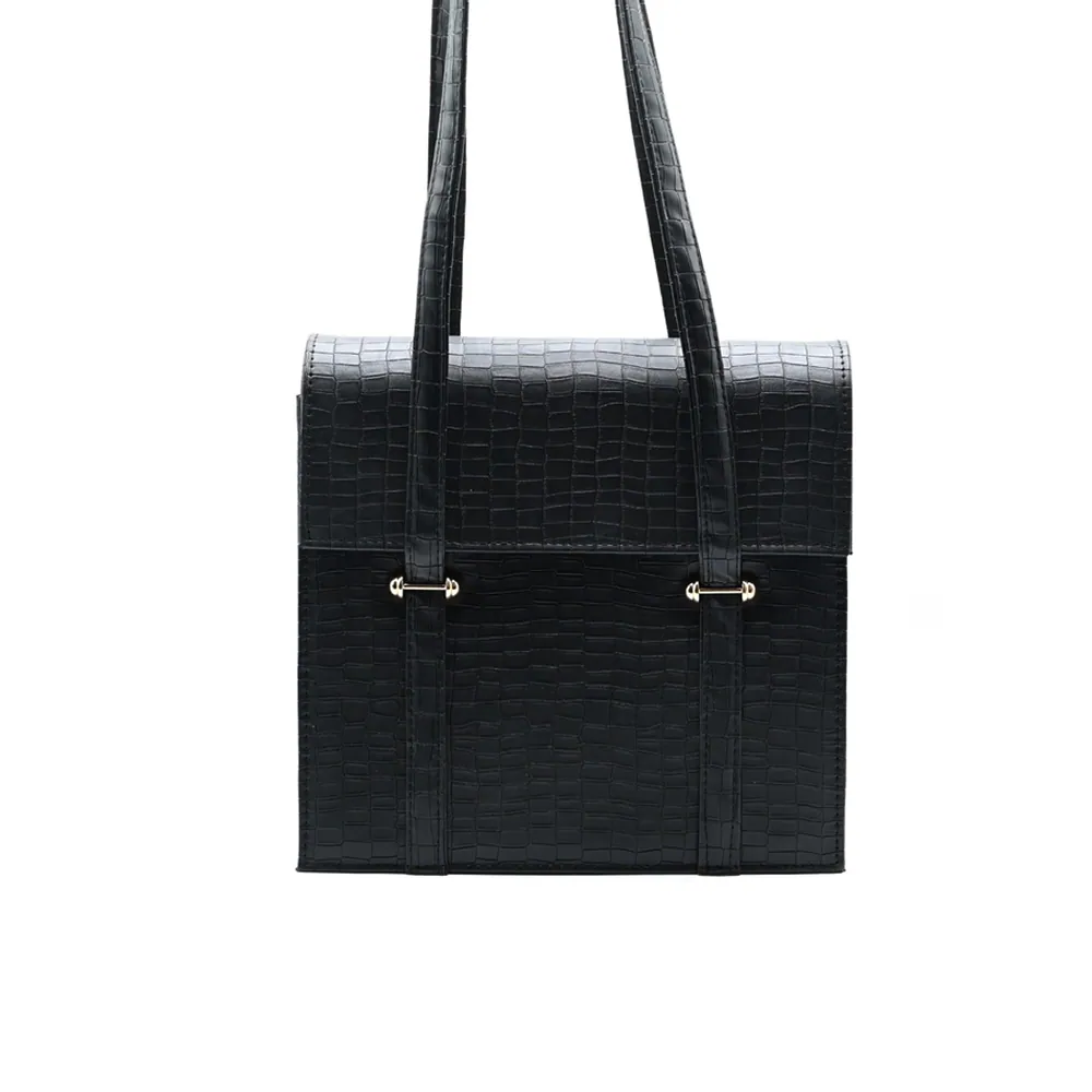 Demin Bag - Black, view 3