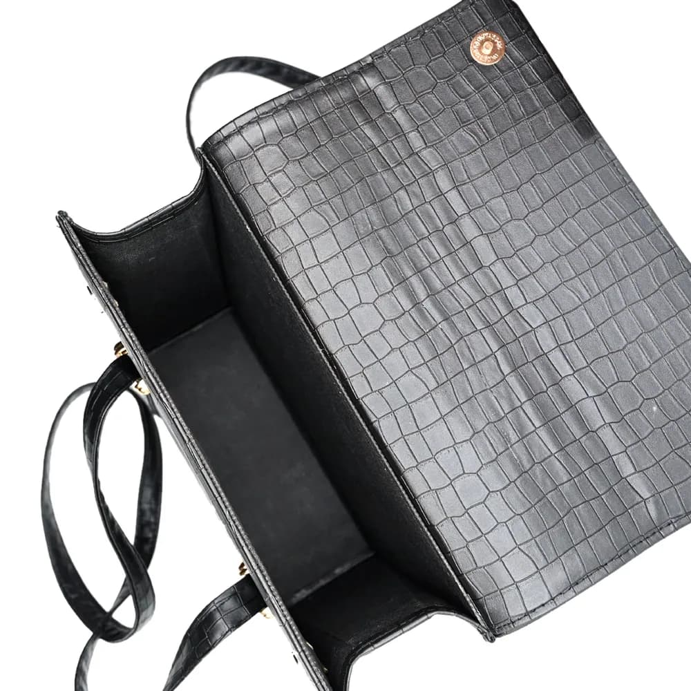 Demin Bag - Black, view 5
