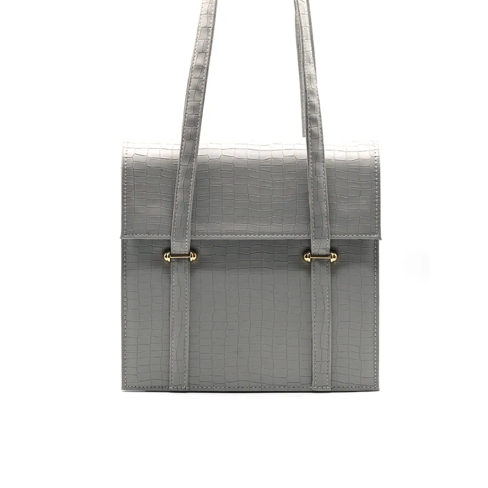 Demin Bag - Light Grey, view 3