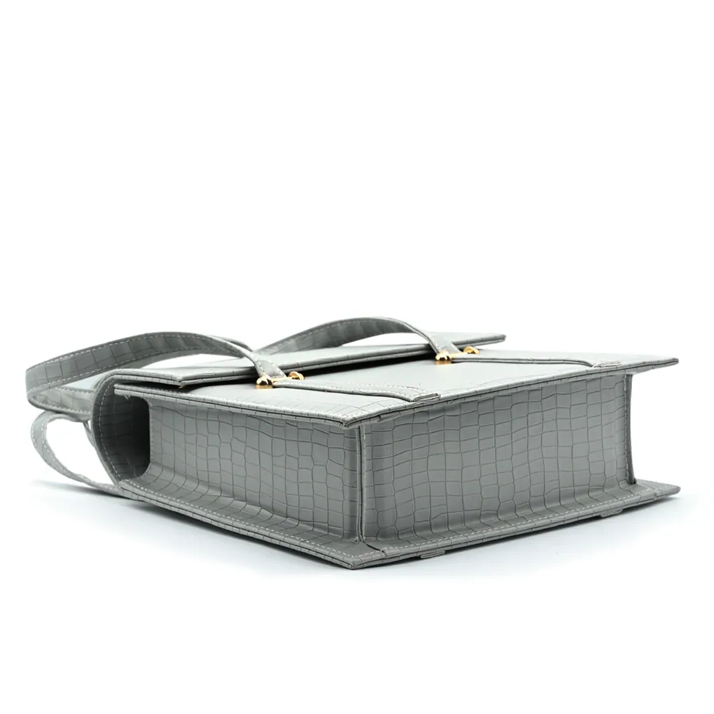 Demin Bag - Light Grey, view 4
