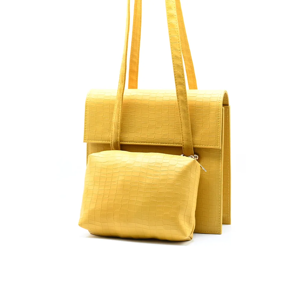 Demin Bag - Yellow, view 2
