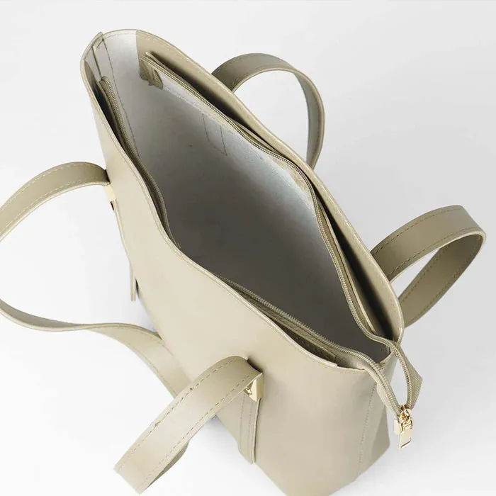 Grace Trio Handbag Set of 3 Beige, view 6