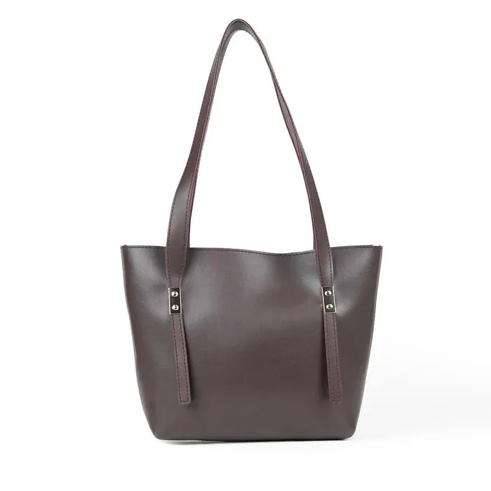 Grace Trio Handbag Set of 3 Chocolate Brown, view 3
