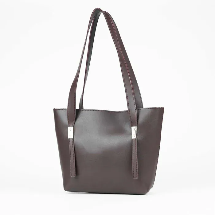 Grace Trio Handbag Set of 3 Chocolate Brown, view 4
