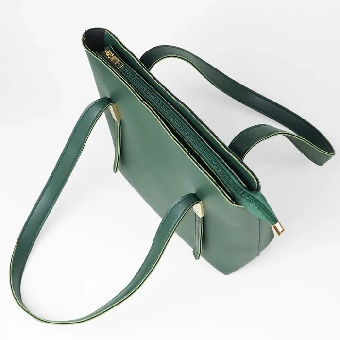 Grace Trio Handbag Set of 3 Green, view 5