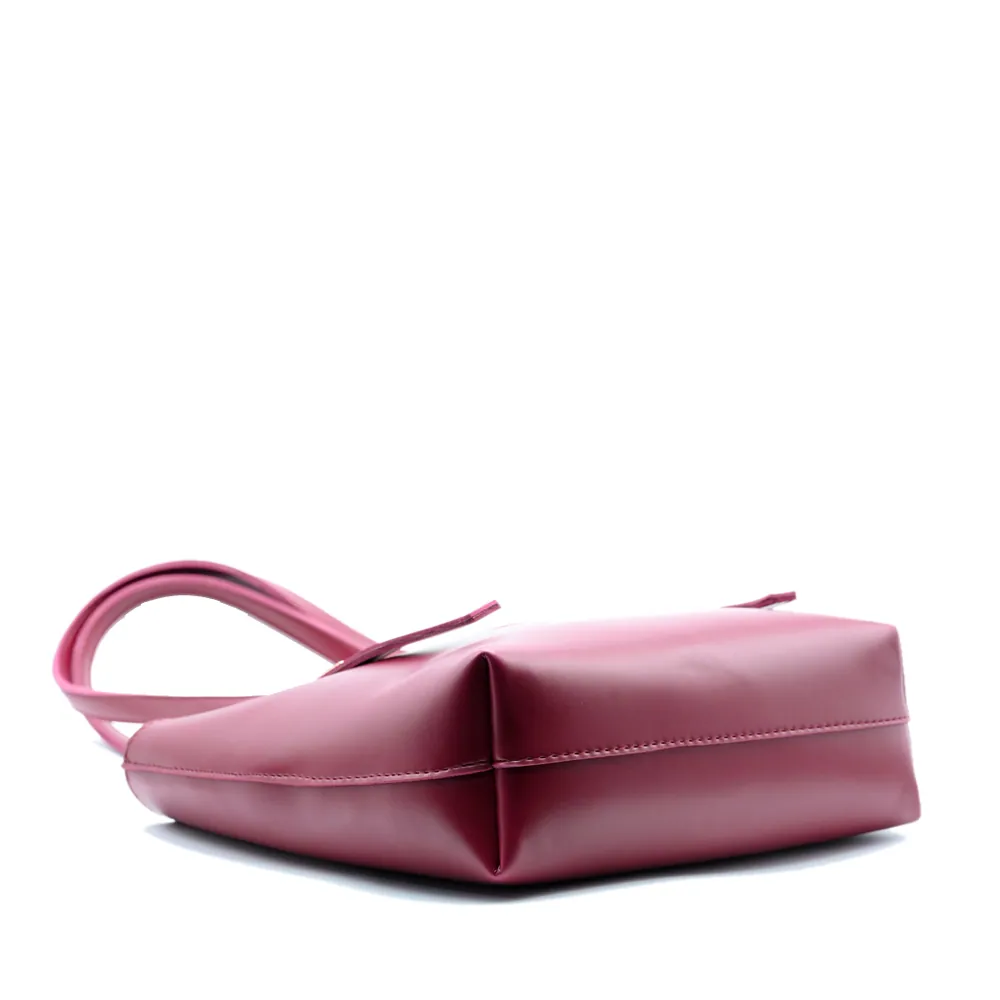 Grace Trio Handbag Set of 3 Maroon, view 5