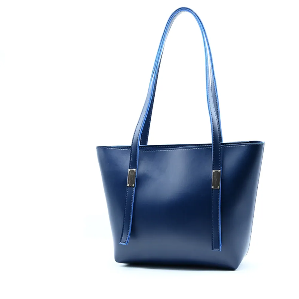 Grace Trio Handbag Set of 3 Navy Blue, view 4