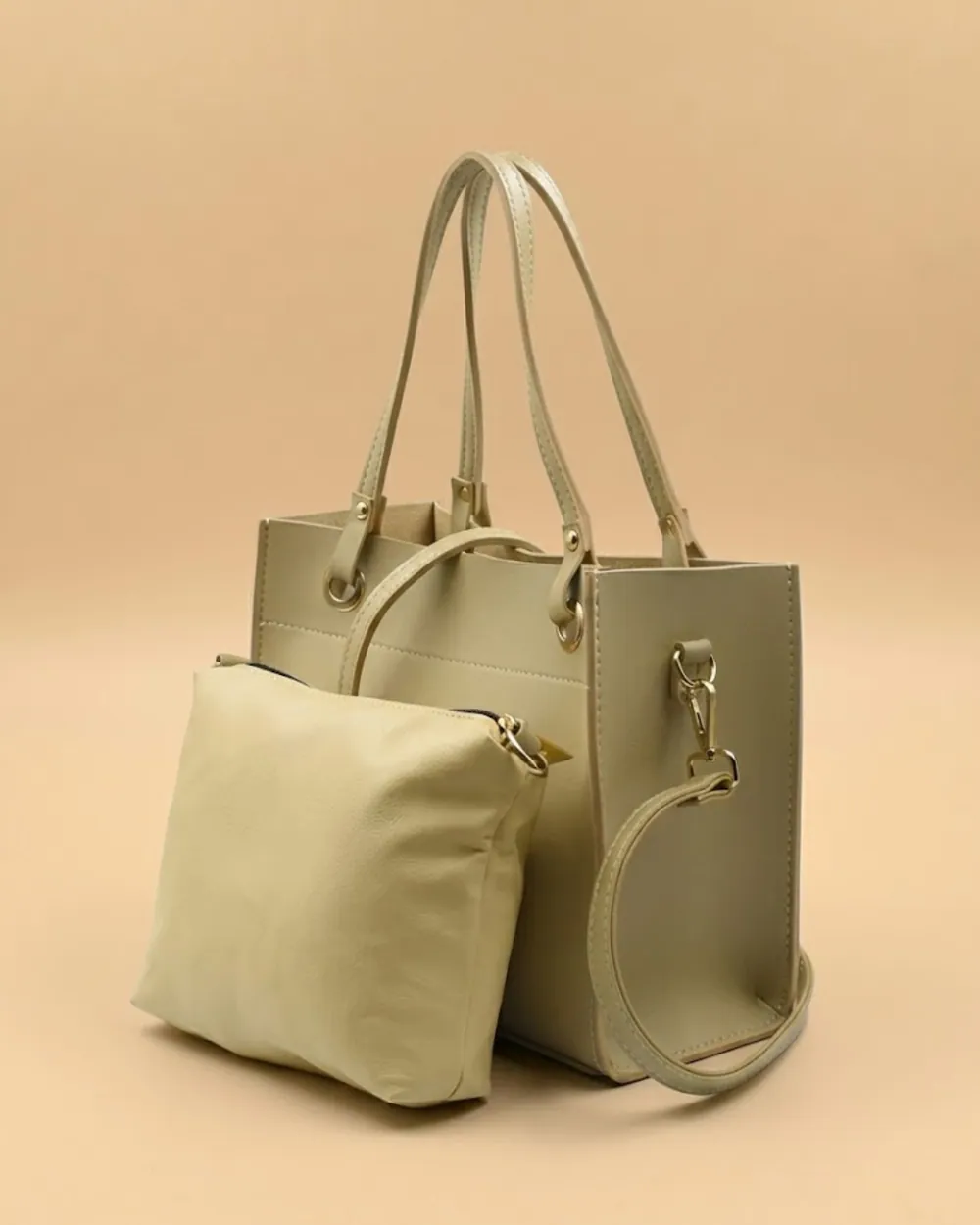 Mystique Handbag - Beige, view 1