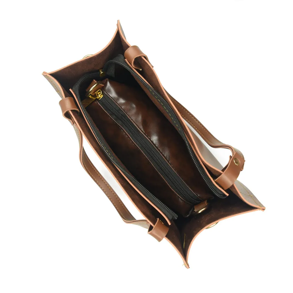 Mystique Handbag - Brown, view 6